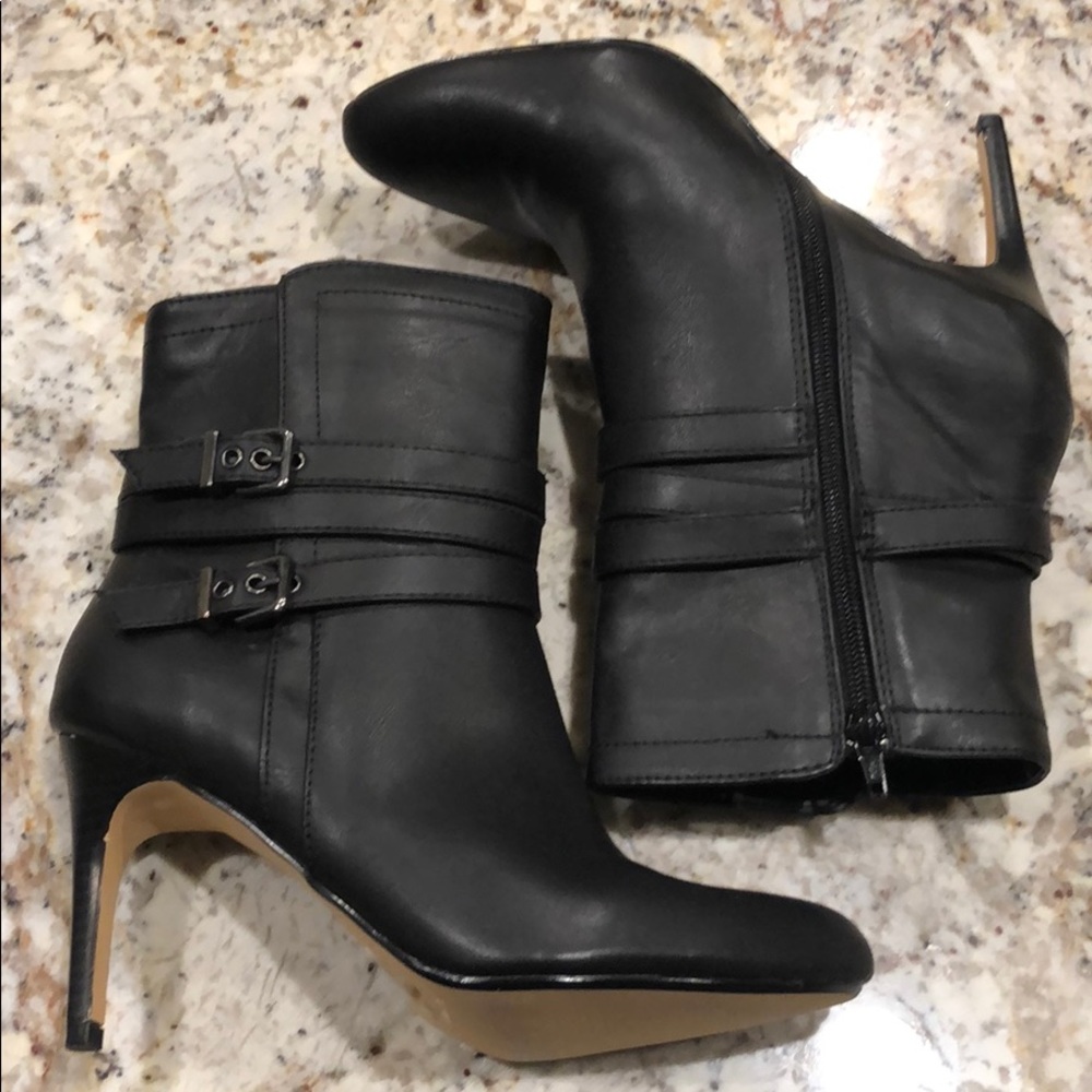Express stiletto booties